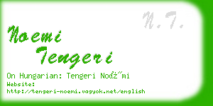 noemi tengeri business card